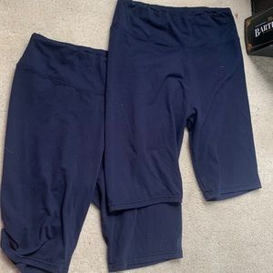 2 pairs Navy Blue shorts